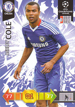 Ashley Cole Chelsea 2010/11 Panini Adrenalyn XL CL #99